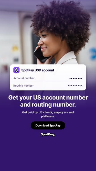 SpotPay ad creative