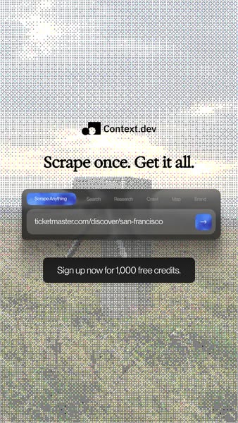 Context.dev ad creative