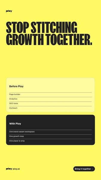 Ploy ad creative