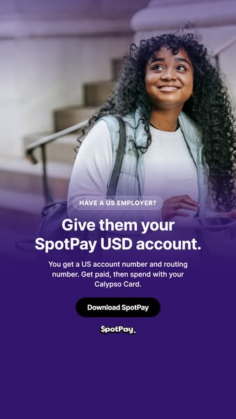 SpotPay ad creative