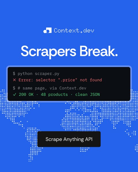 Context.dev ad creative